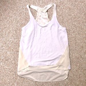 Rag & Bone silk blend layered tank top